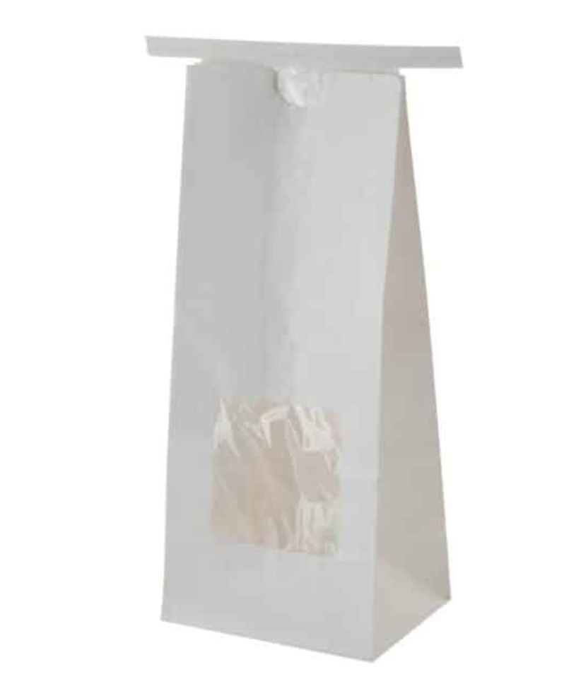 white paper pouch