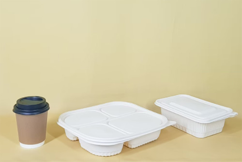Three food and beverage package containers