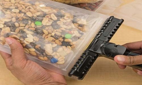 Hand-held heat sealers can only handle small pouch sizes Hand-held heat sealers can only handle small pouch sizes