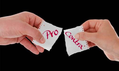 Pros and cons Pros and cons